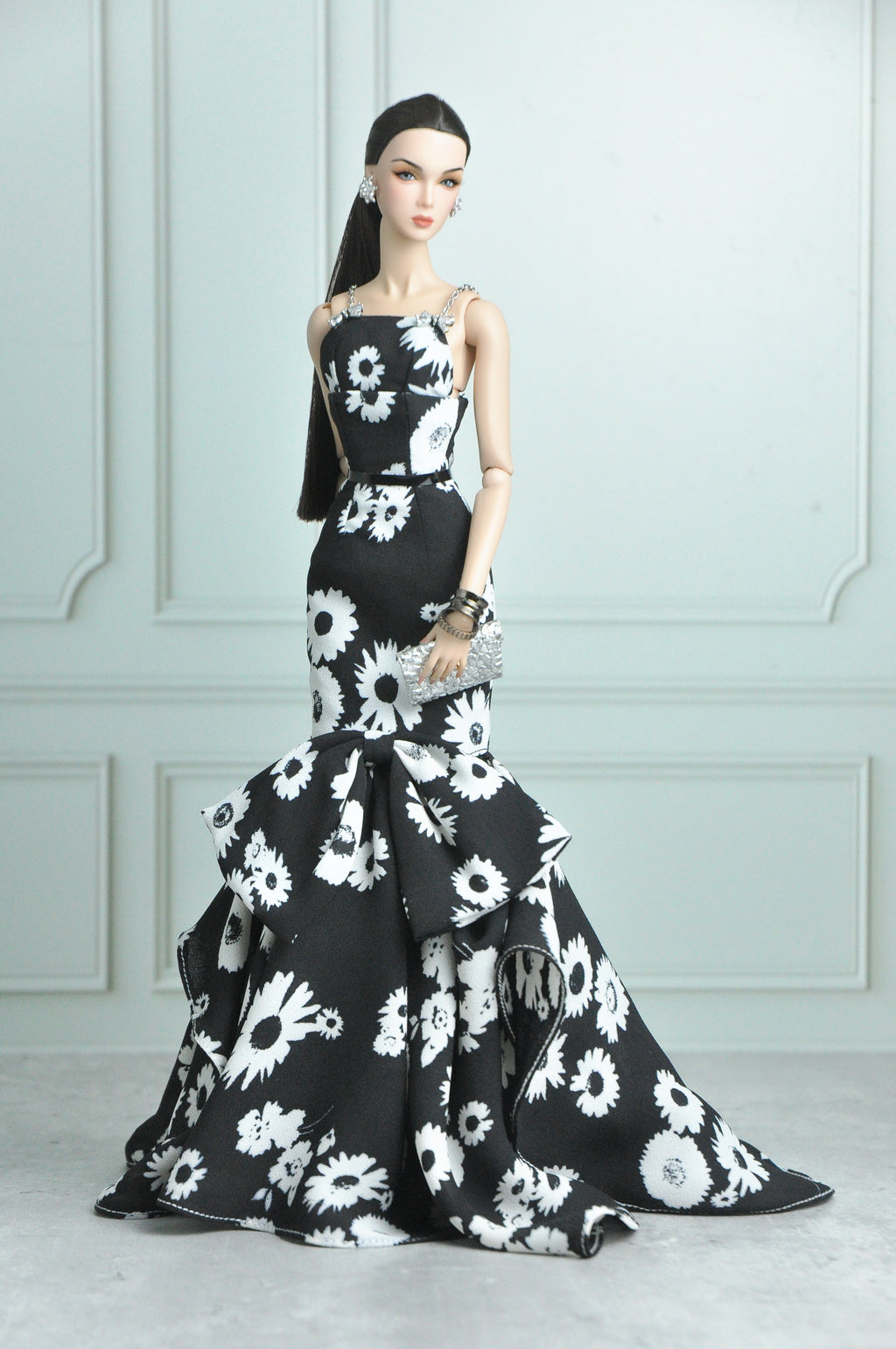 A Haute Chiffon gown for Fashion Royalty & NU Face - SIlkstone Barbie