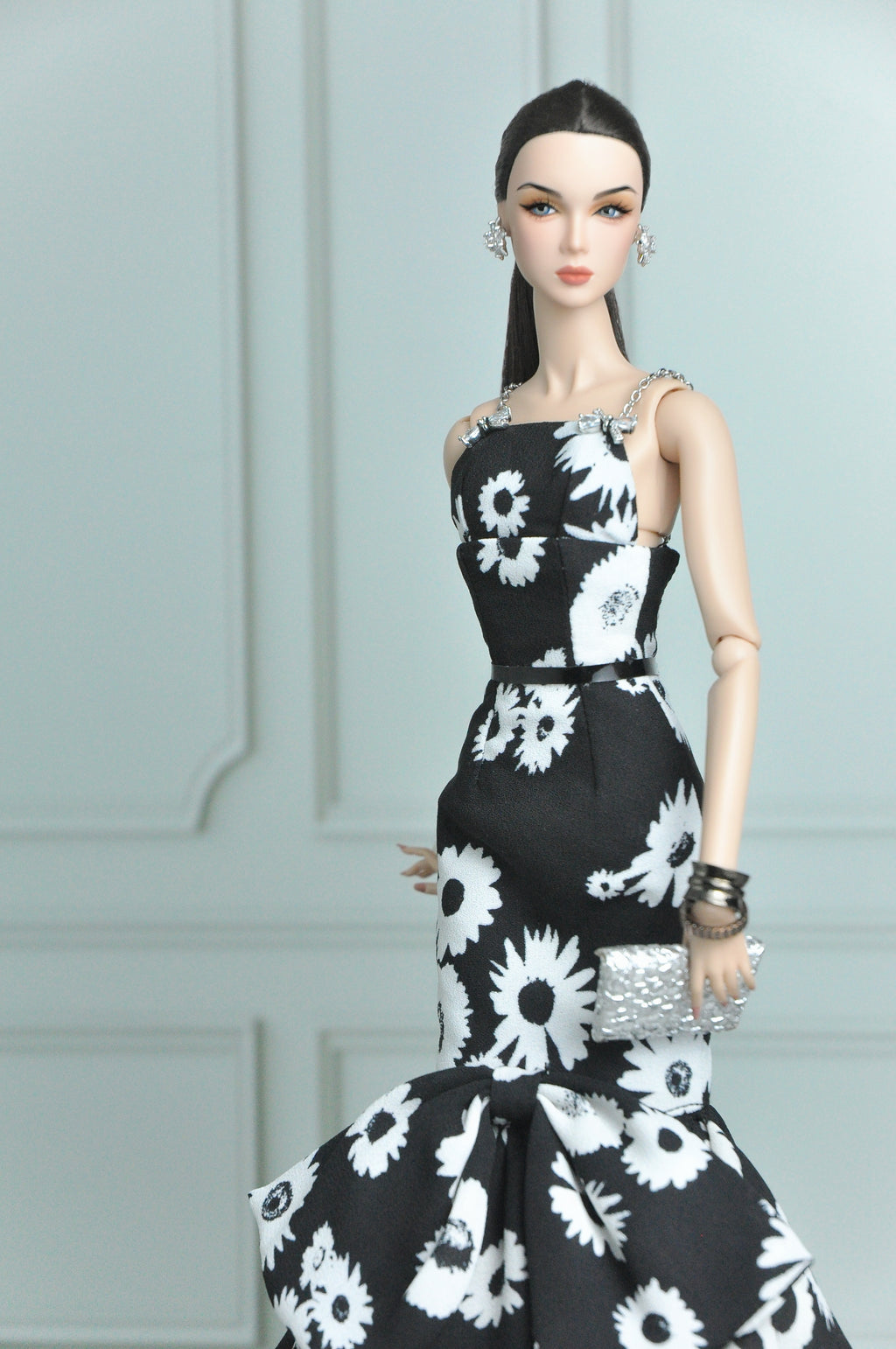 A Haute Chiffon gown for Fashion Royalty & NU Face - SIlkstone Barbie